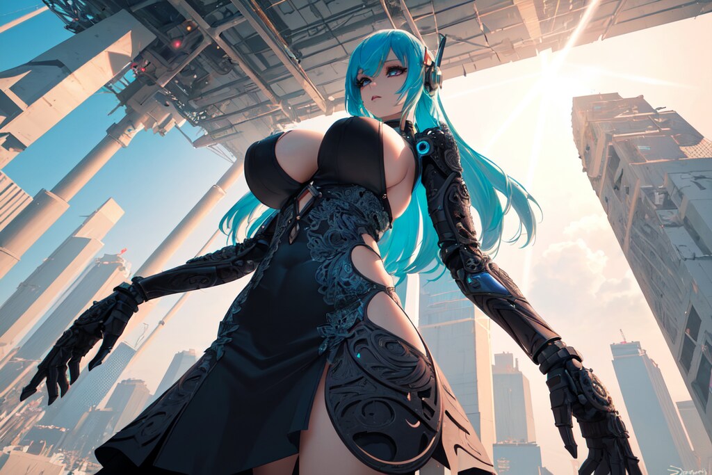 メガストラクチャーのある街３