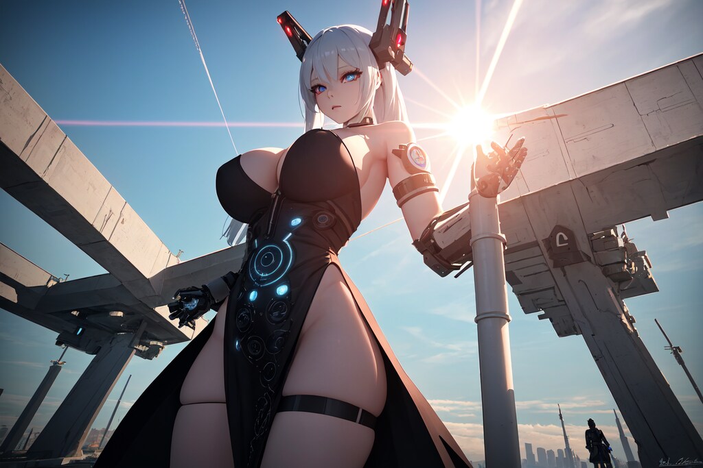 メガストラクチャーのある街３