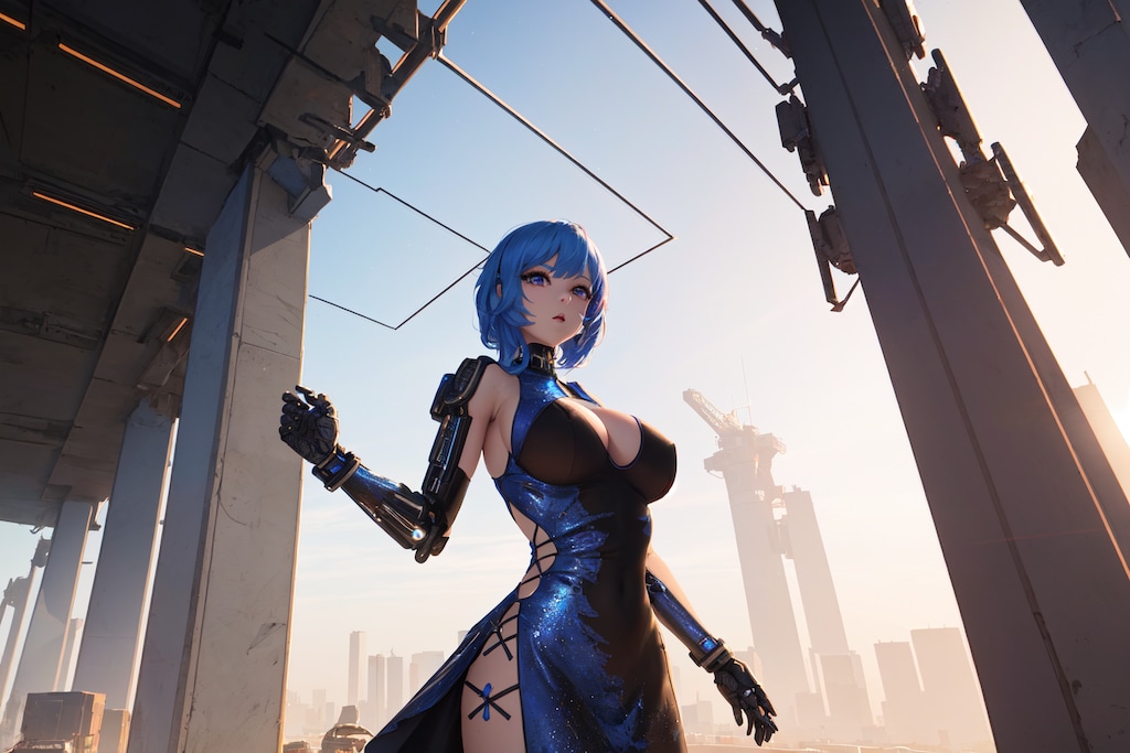 メガストラクチャーのある街３