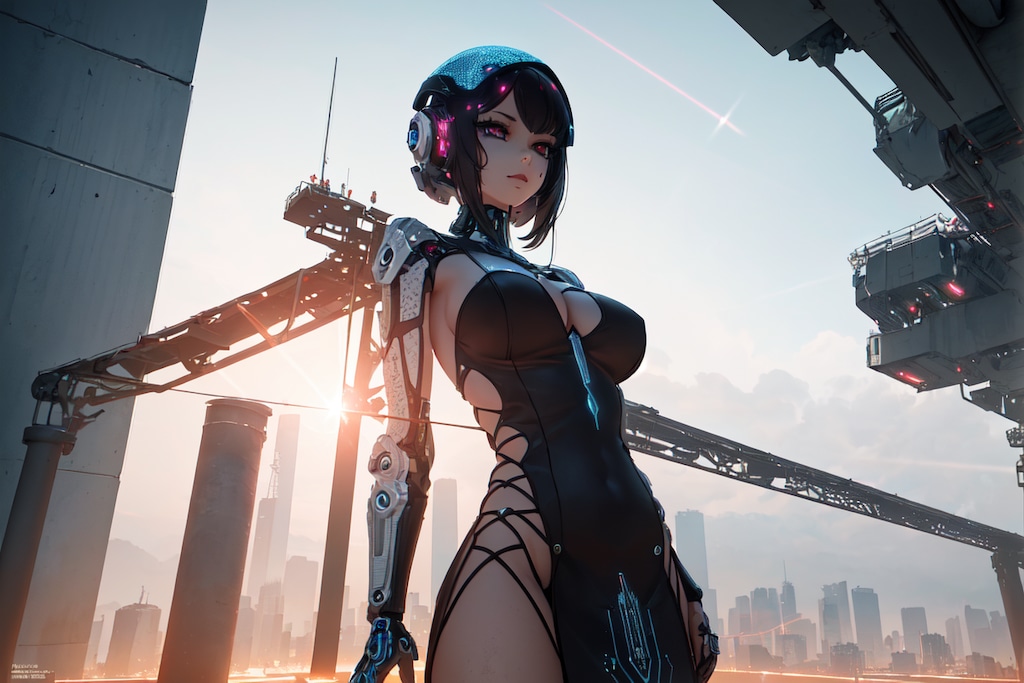 メガストラクチャーのある街３