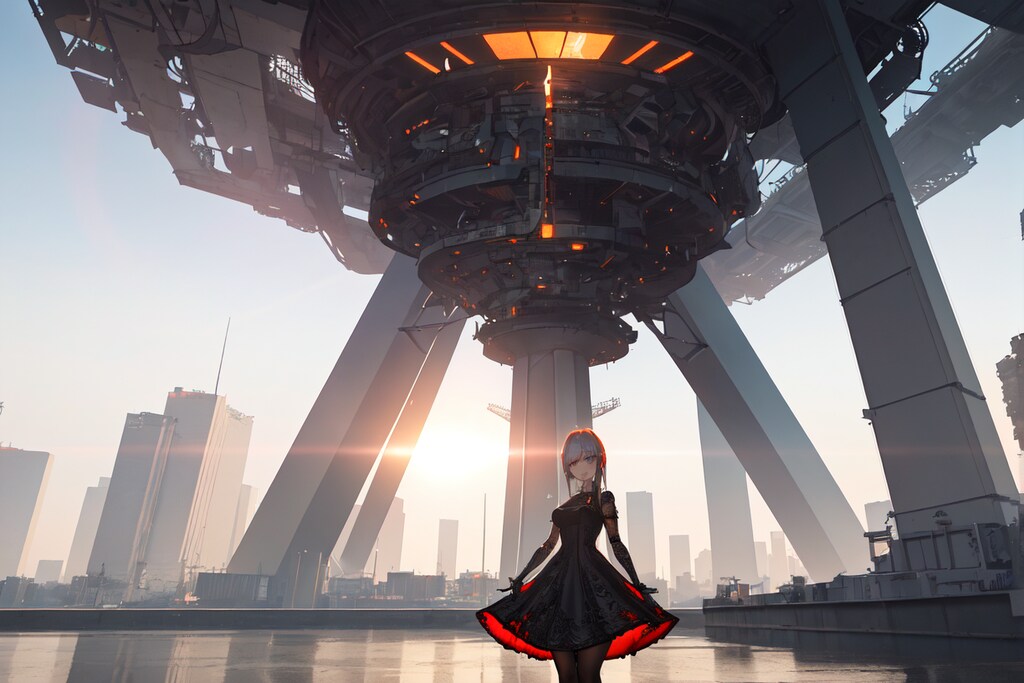 メガストラクチャーのある街３