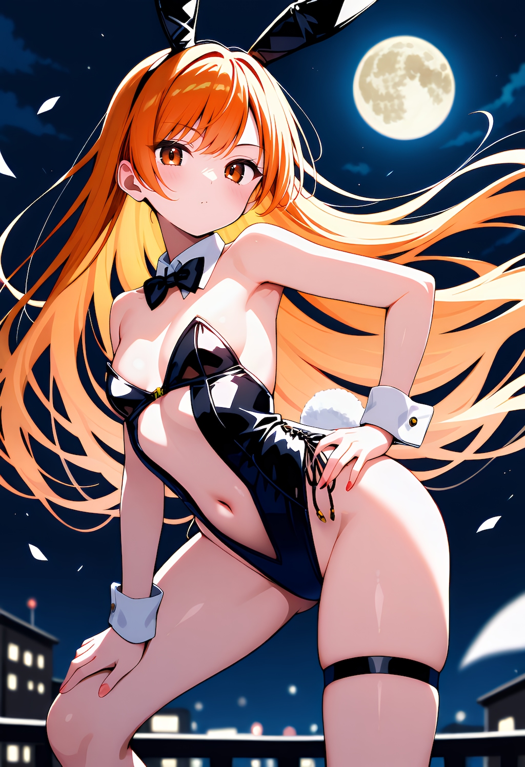 月夜のバニーガール