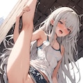 銀髪の子 2枚目
