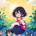 メルヘンな犬とうちの子♥（12枚） 11枚目