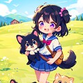 メルヘンな犬とうちの子♥（12枚） 2枚目