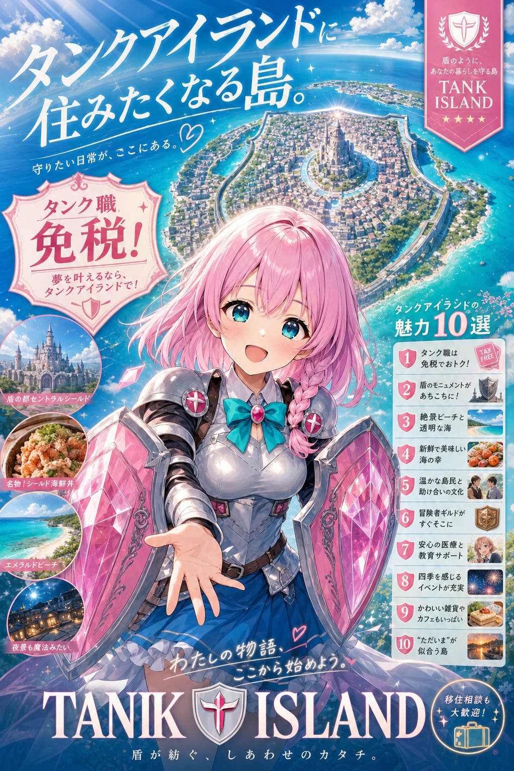 いざタンクアイランドへ
