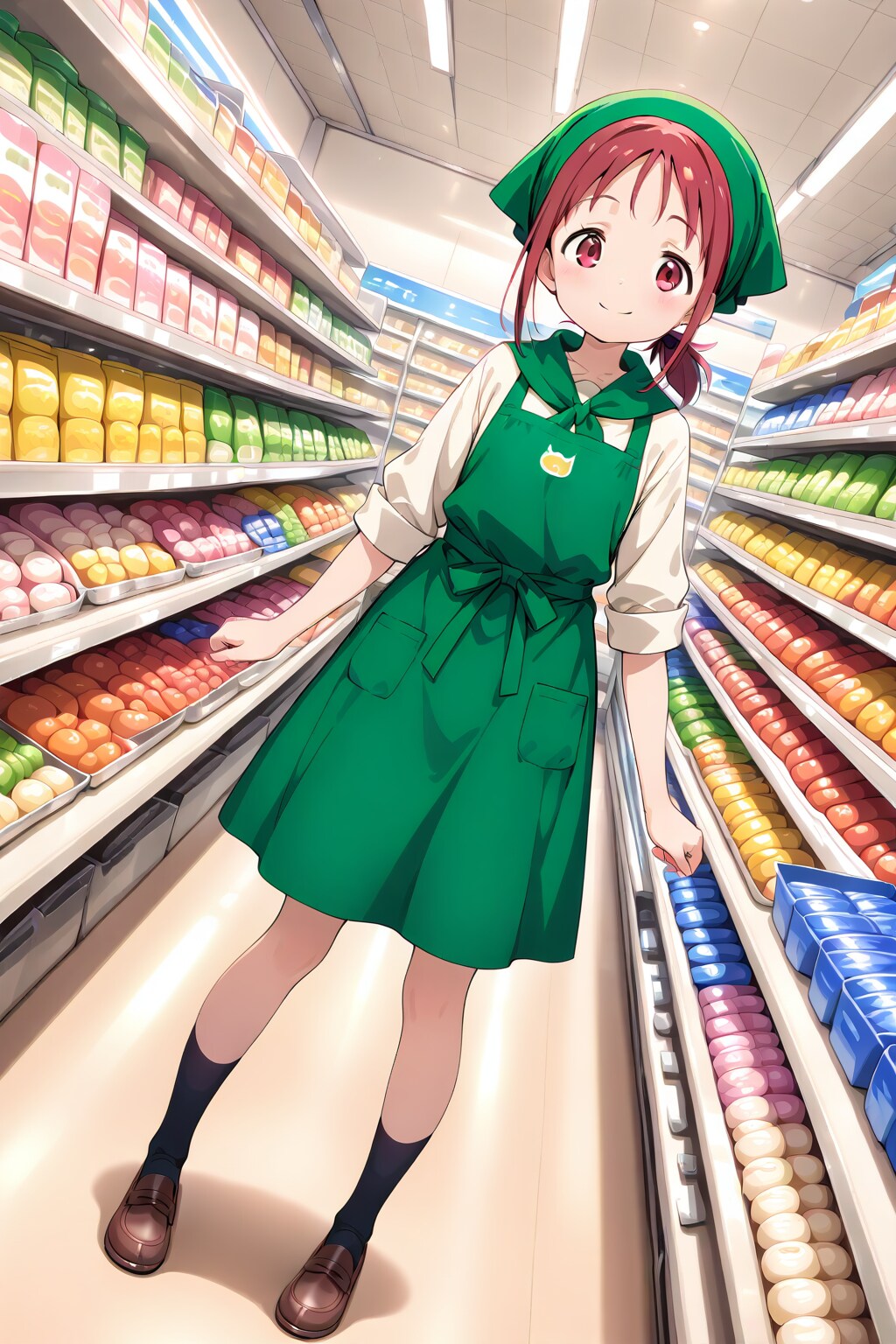 本日のスーパーちちぷいのバイトの娘 | の人気AIイラスト・グラビア