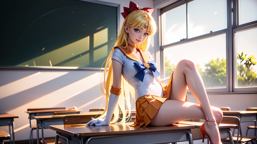 学校でのセーラーヴィーナス