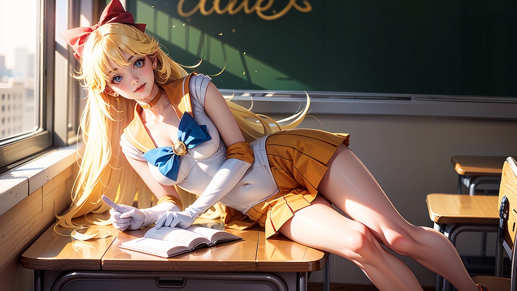 学校でのセーラーヴィーナス
