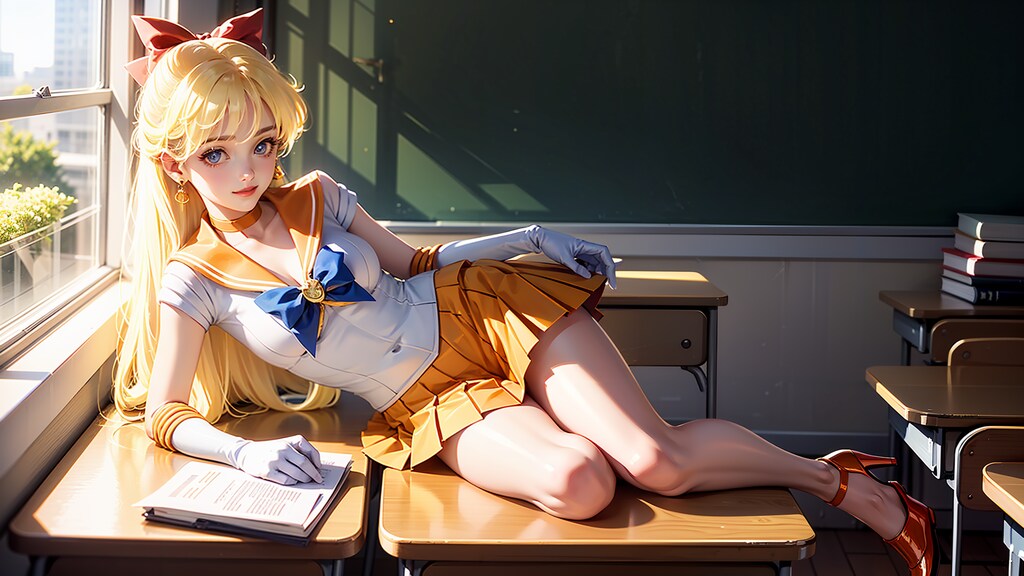 学校でのセーラーヴィーナス