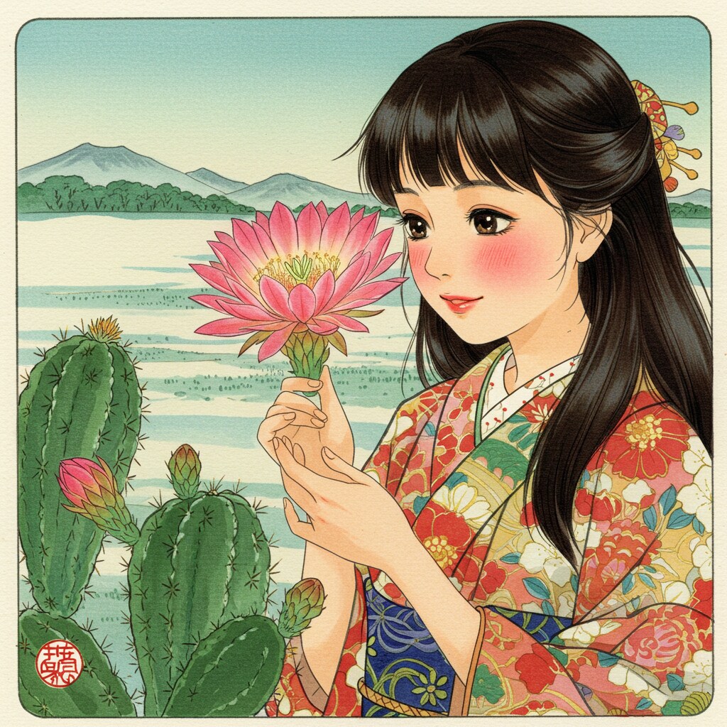 仙人掌の花