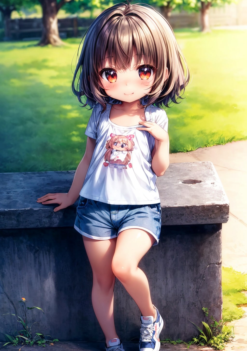 公園のロリ子ちゃん