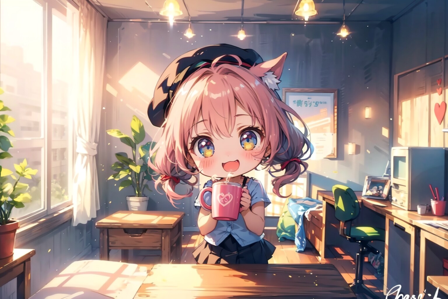 『両手カップ』というらしい-♪。 | の人気AIイラスト・グラビア