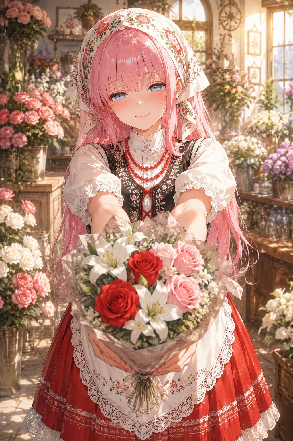 フラワーショップのエルトナちゃん🩷