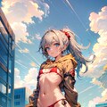 赤いビキニの美女 3枚目