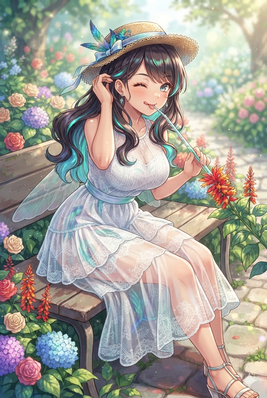 ハチドリ擬人化(麦わらワンピ)