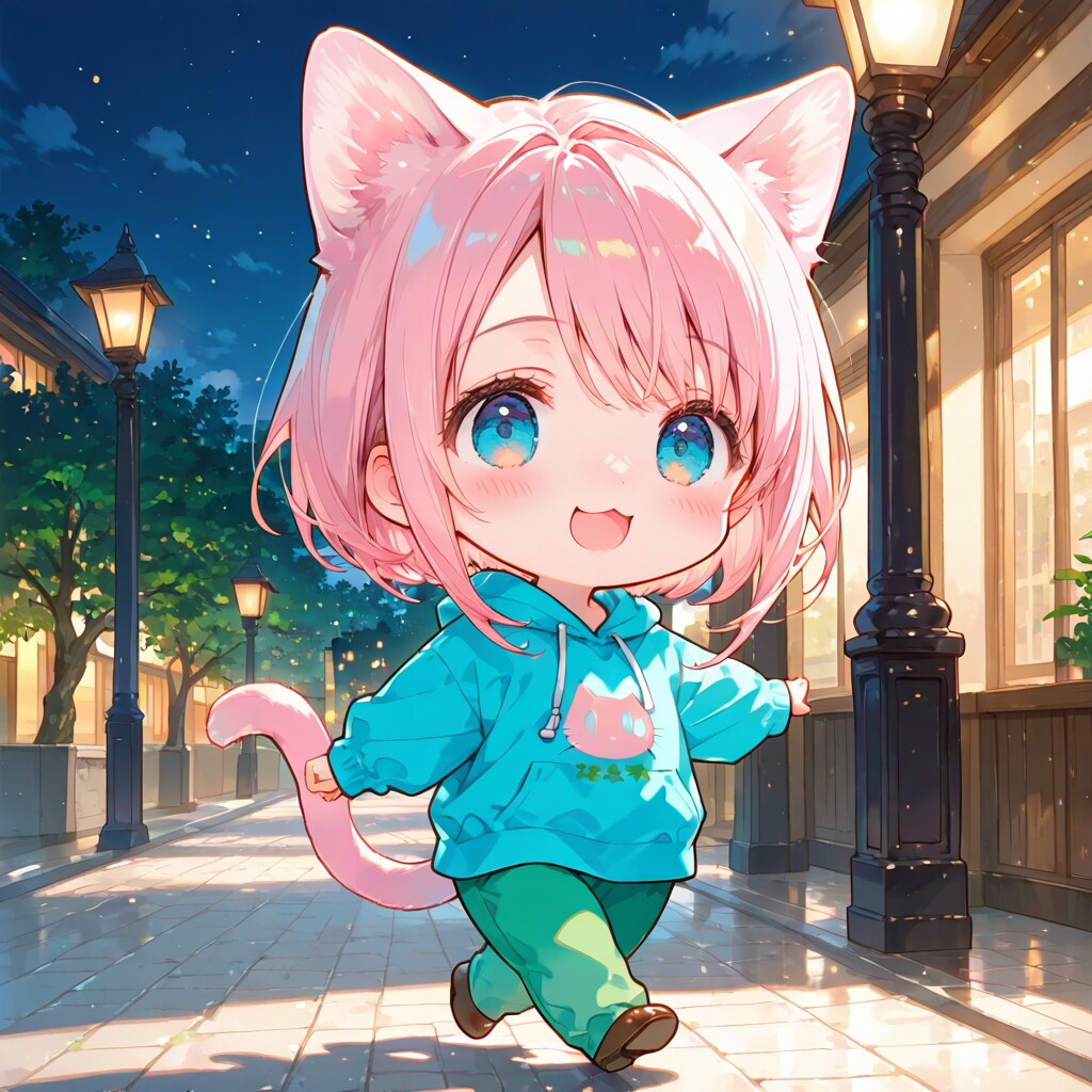 こんばんにゃん | の人気AIイラスト・グラビア