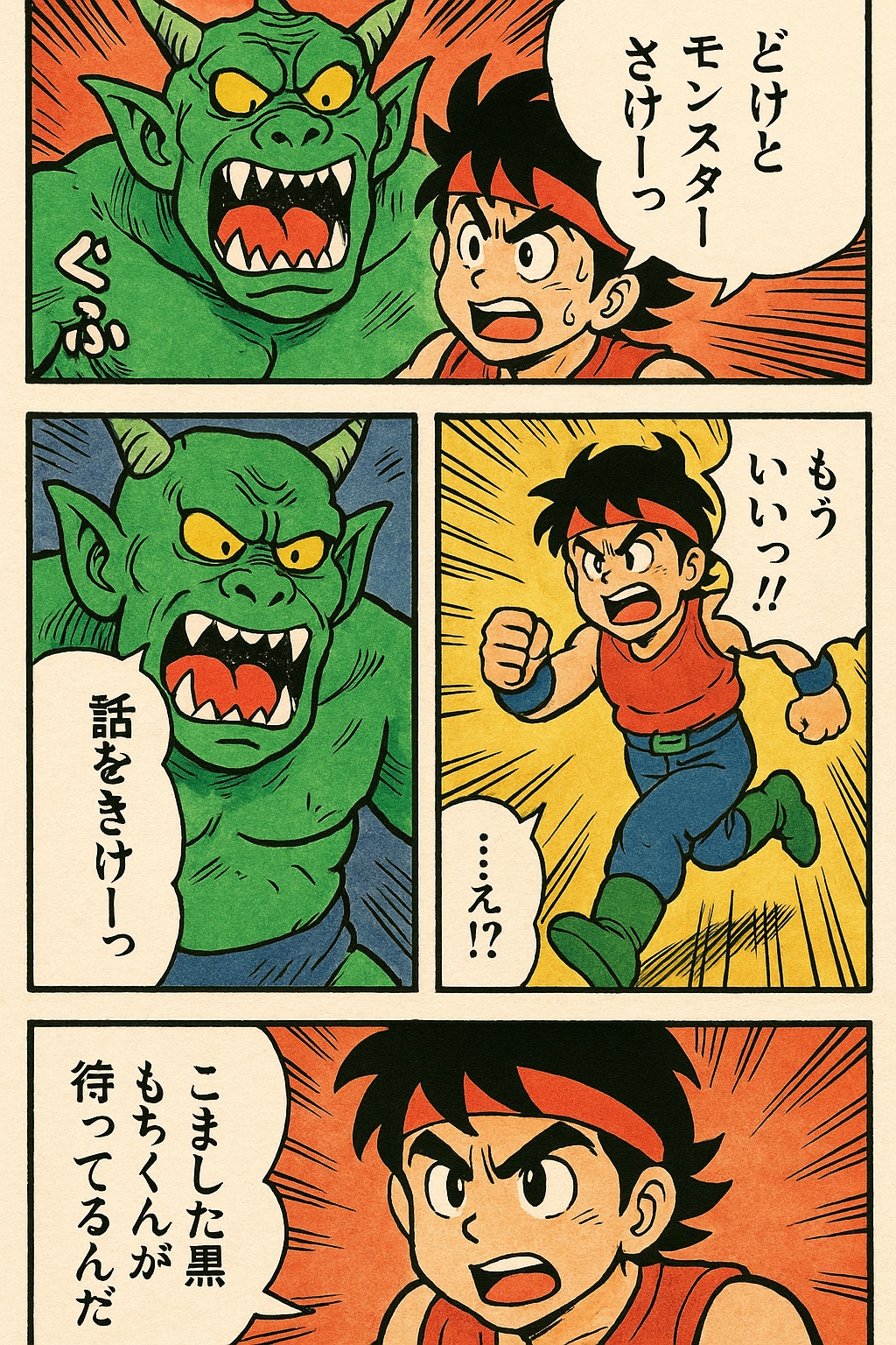 バトル漫画でくにへかえるんだな