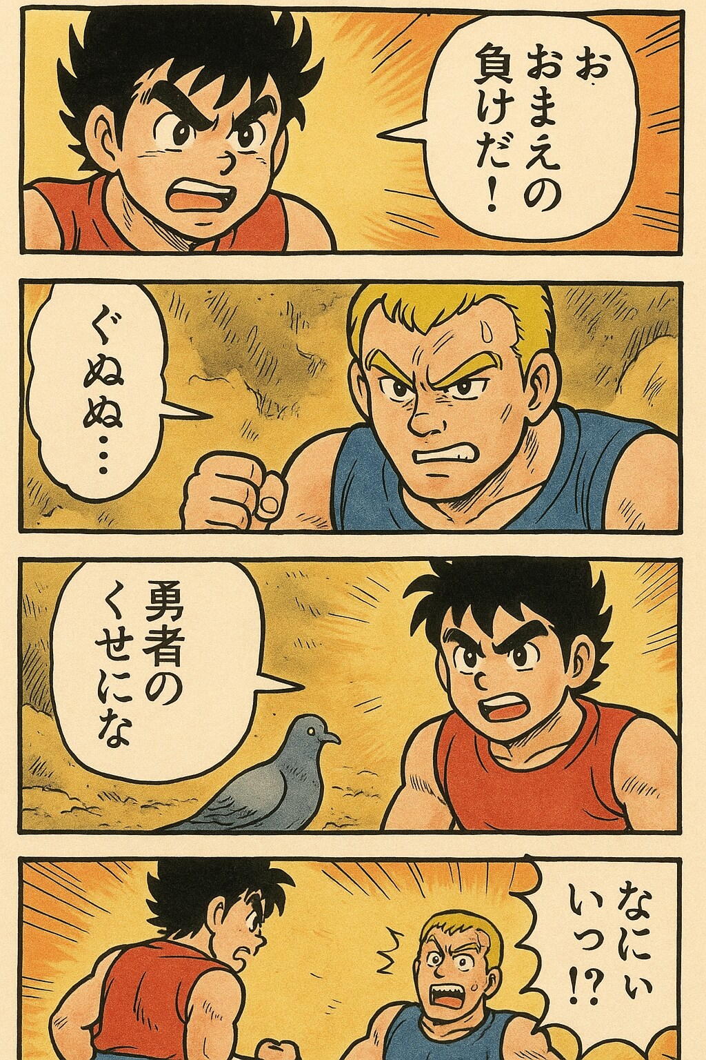 バトル漫画でくにへかえるんだな