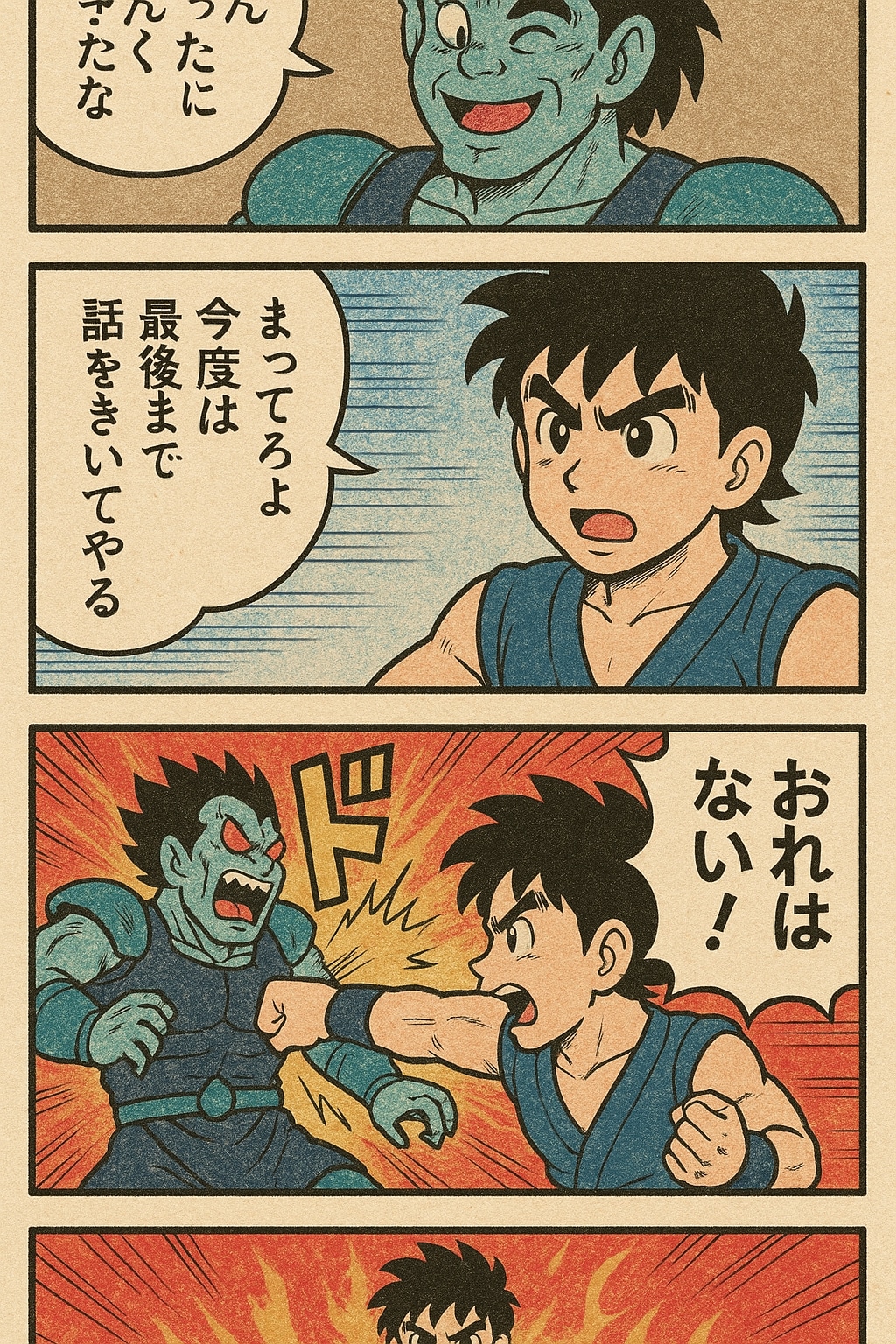 バトル漫画でくにへかえるんだな