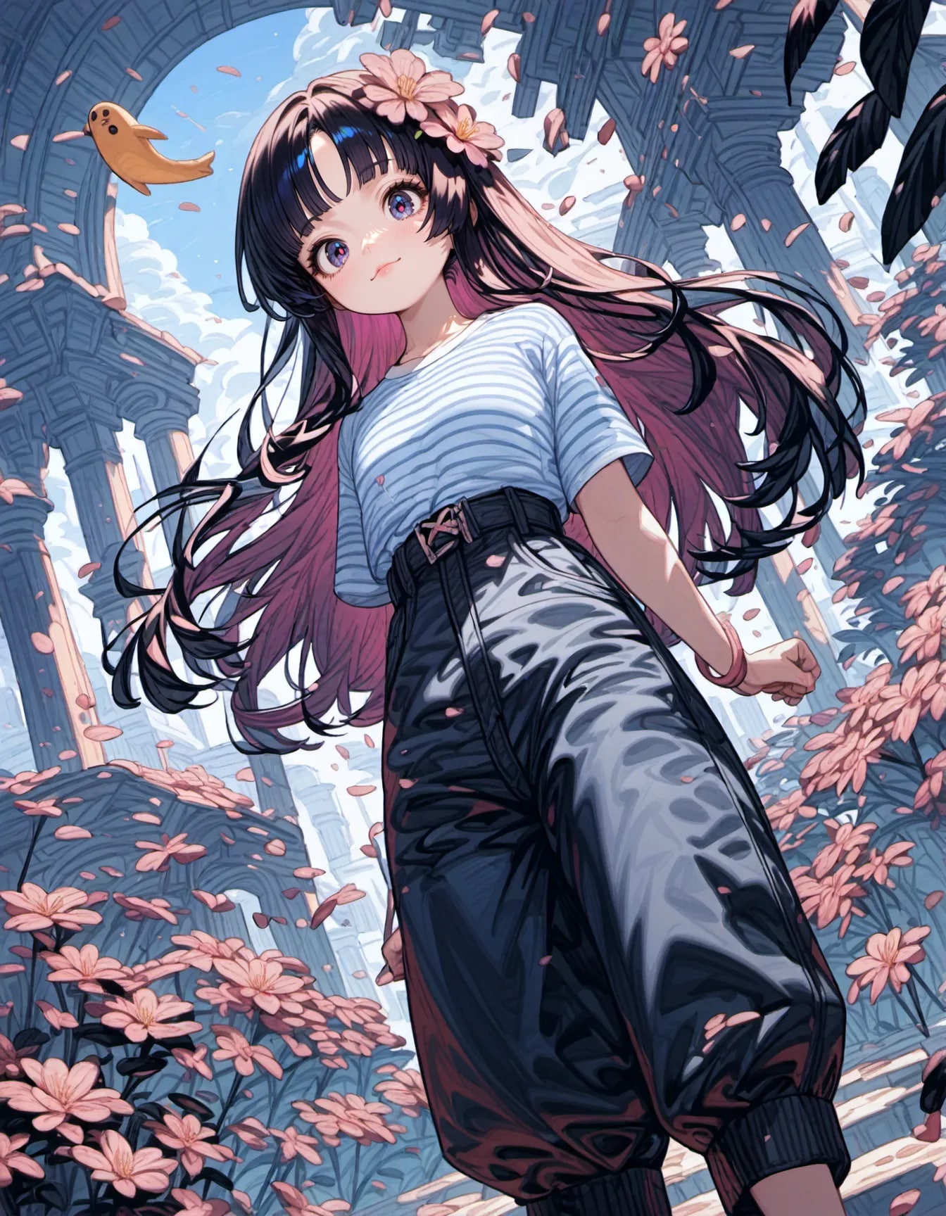 Petals Beyond the Ruins