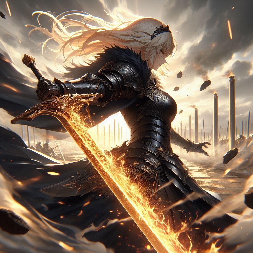 ブロンドの女騎士さん1025