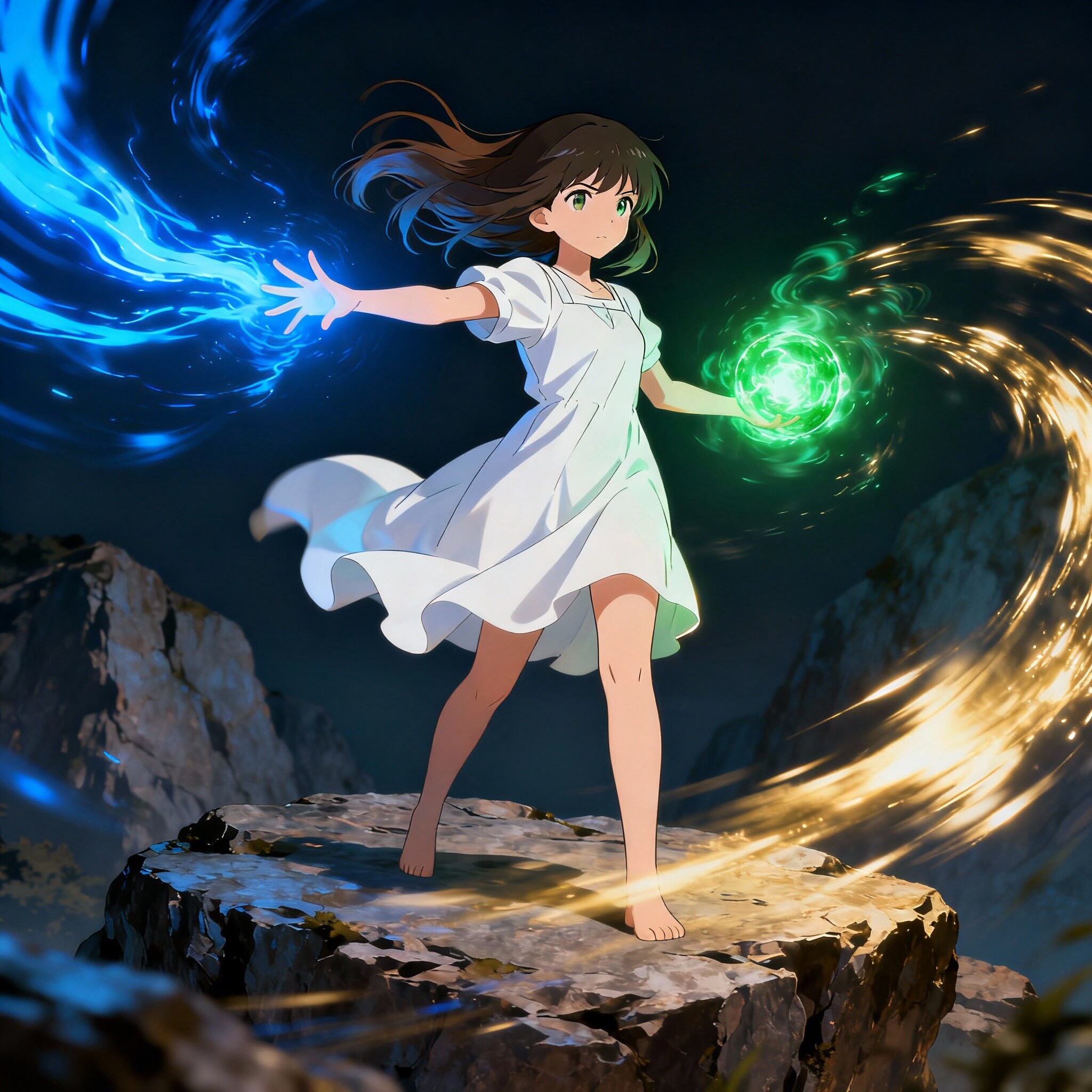 元素を操る少女 | の人気AIイラスト・グラビア