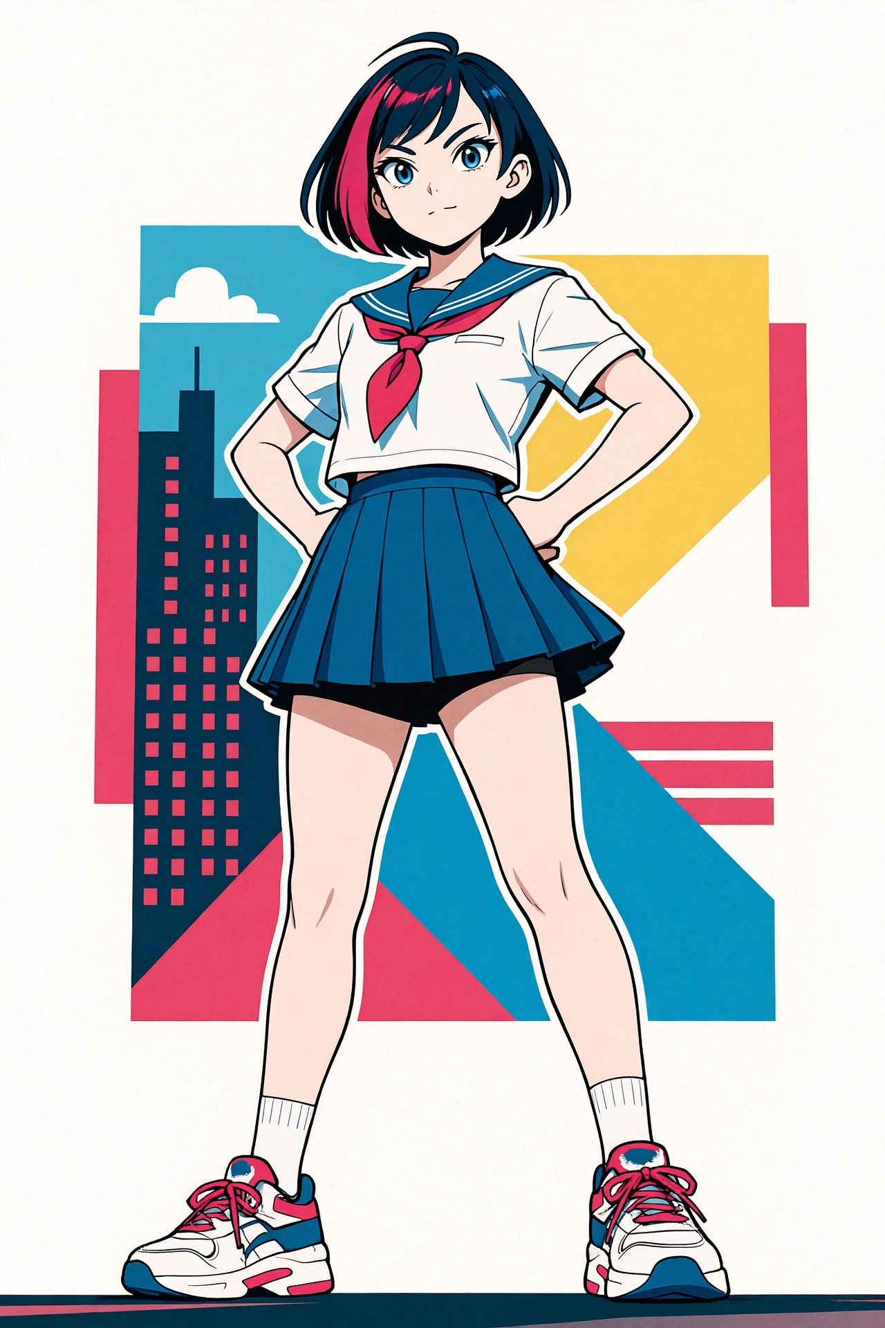 オリジナルキャラ　朱音ちゃん | の人気AIイラスト・グラビア