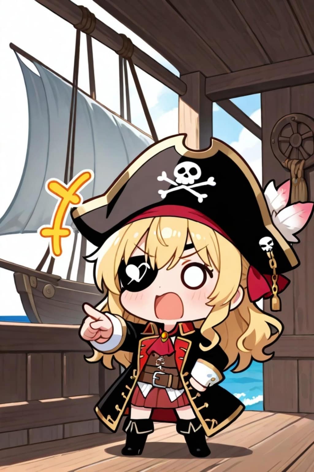 金髪の海賊ちゃん