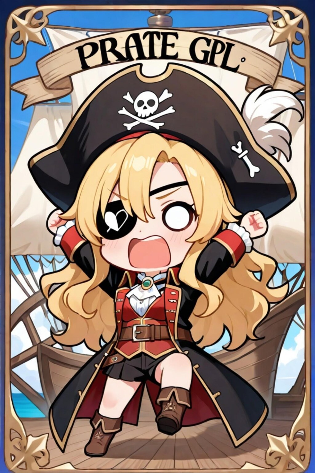 金髪の海賊ちゃん