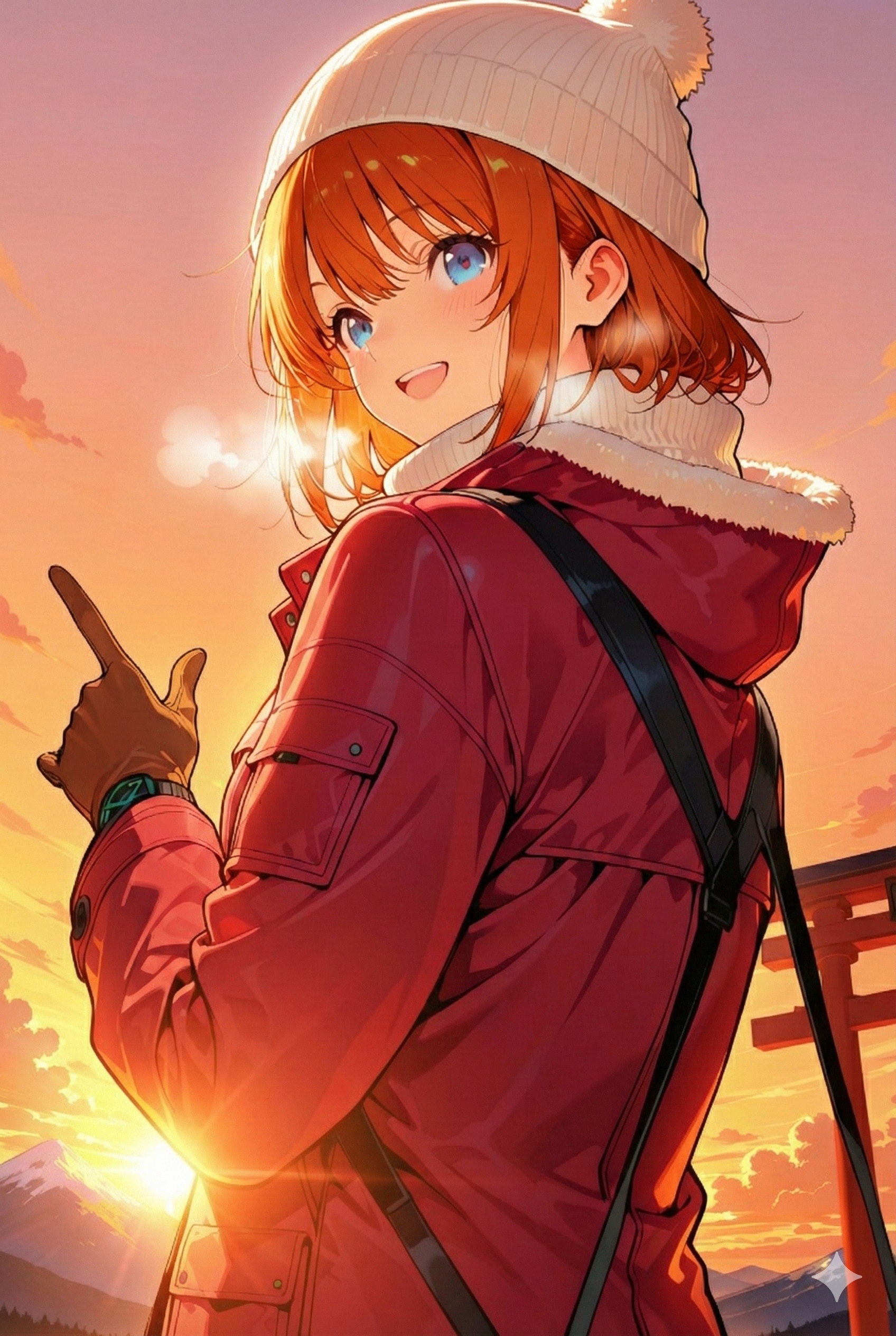 初日の出 | の人気AIイラスト・グラビア
