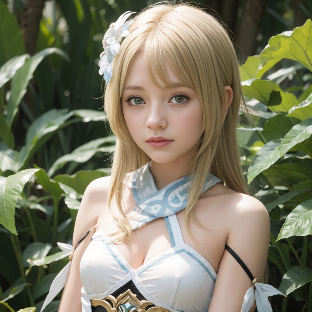 【原神　蛍】コスプレ風イラスト