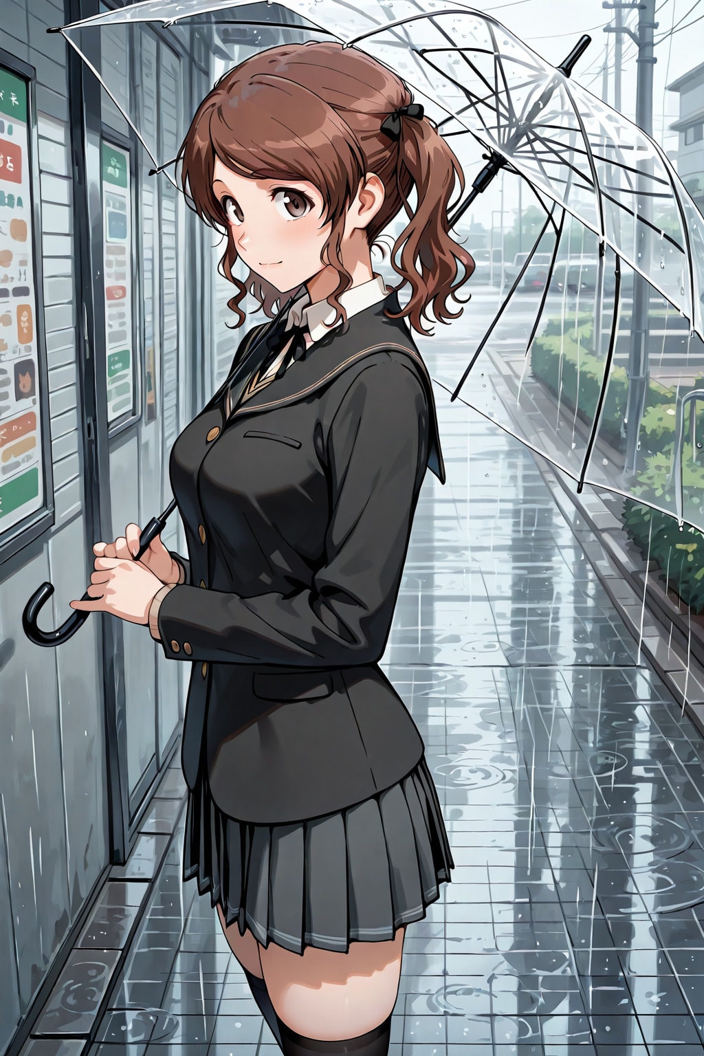 雨の日の紗江ちゃん