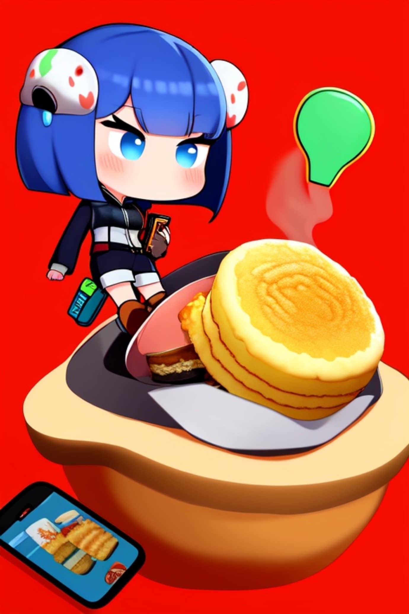 青髪ちゃん | の人気AIイラスト・グラビア