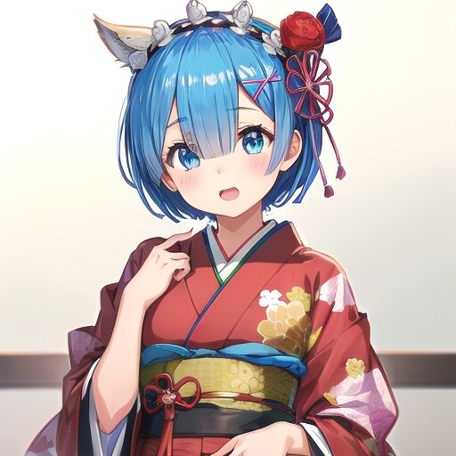 和装レム | の人気AIイラスト・グラビア