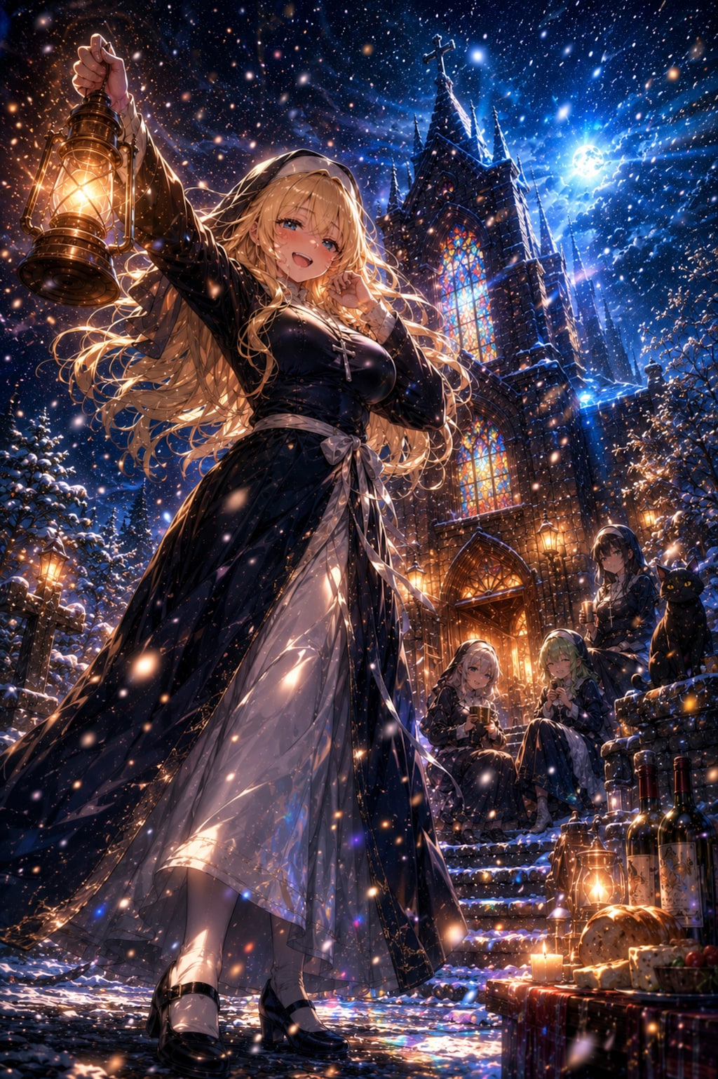 吹雪の夜、灯火と祝杯 ― ラベリア ―