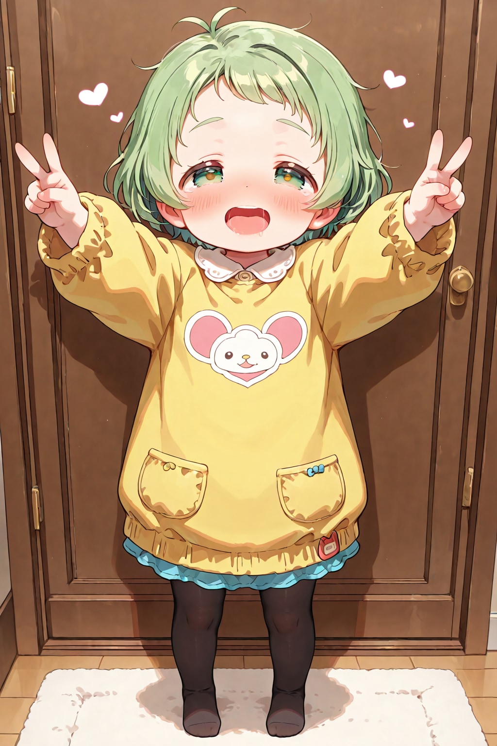 えへへ、ぴーす♡