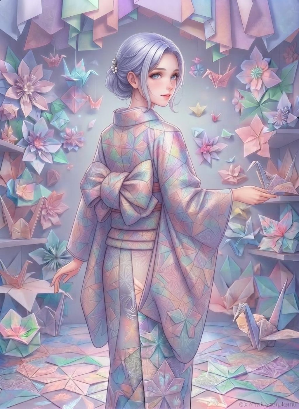 折り紙の着物