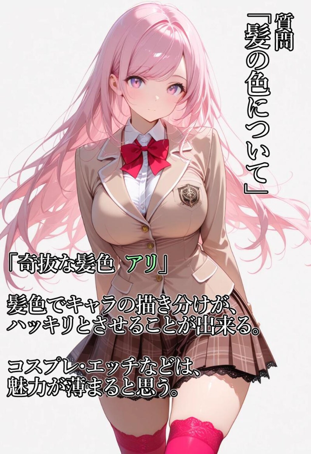 髪色アンケート