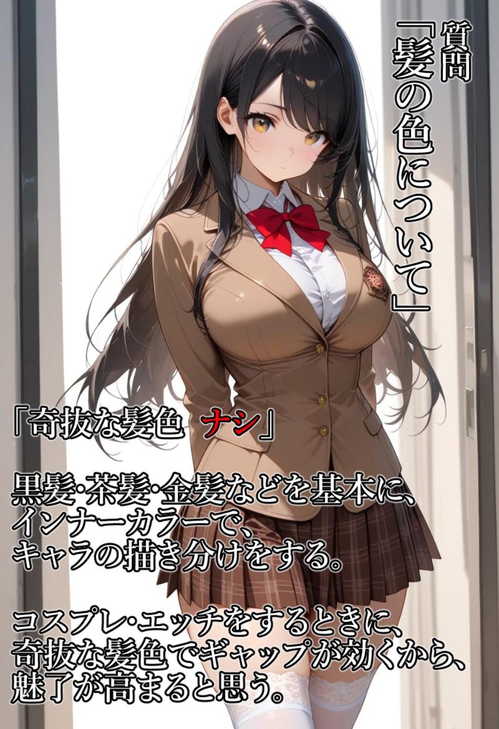 髪色アンケート