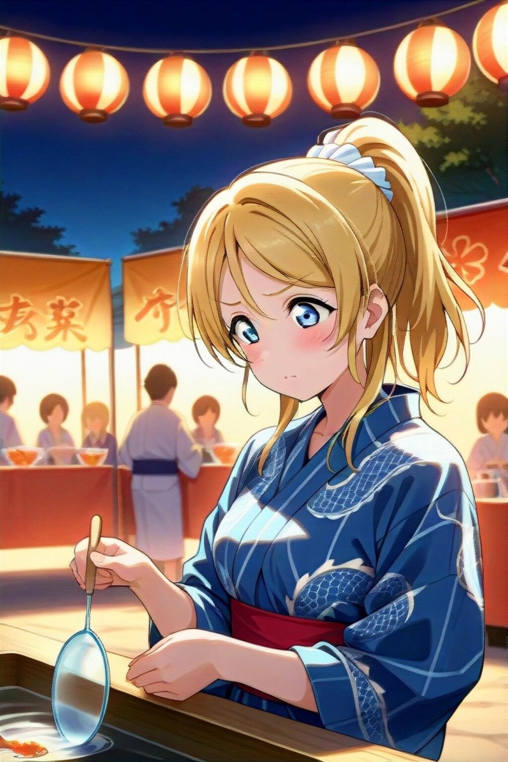 浴衣の絢瀬絵里