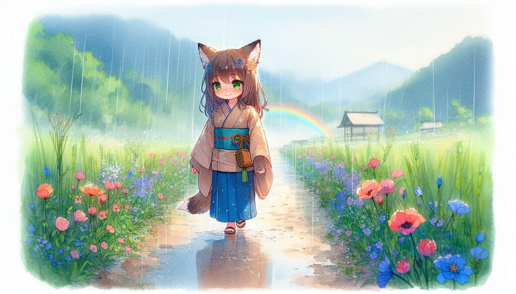 春雨じゃ、濡れて参ろう