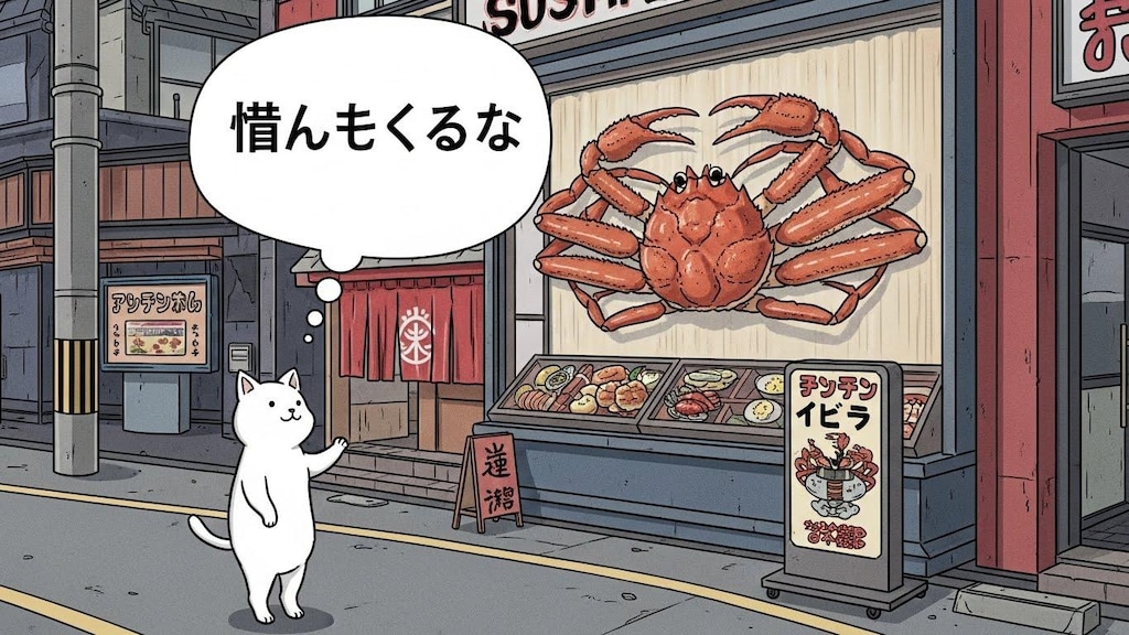 ただのねこはかにをくえるのか