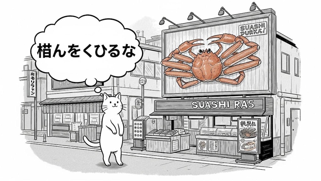 ただのねこはかにをくえるのか