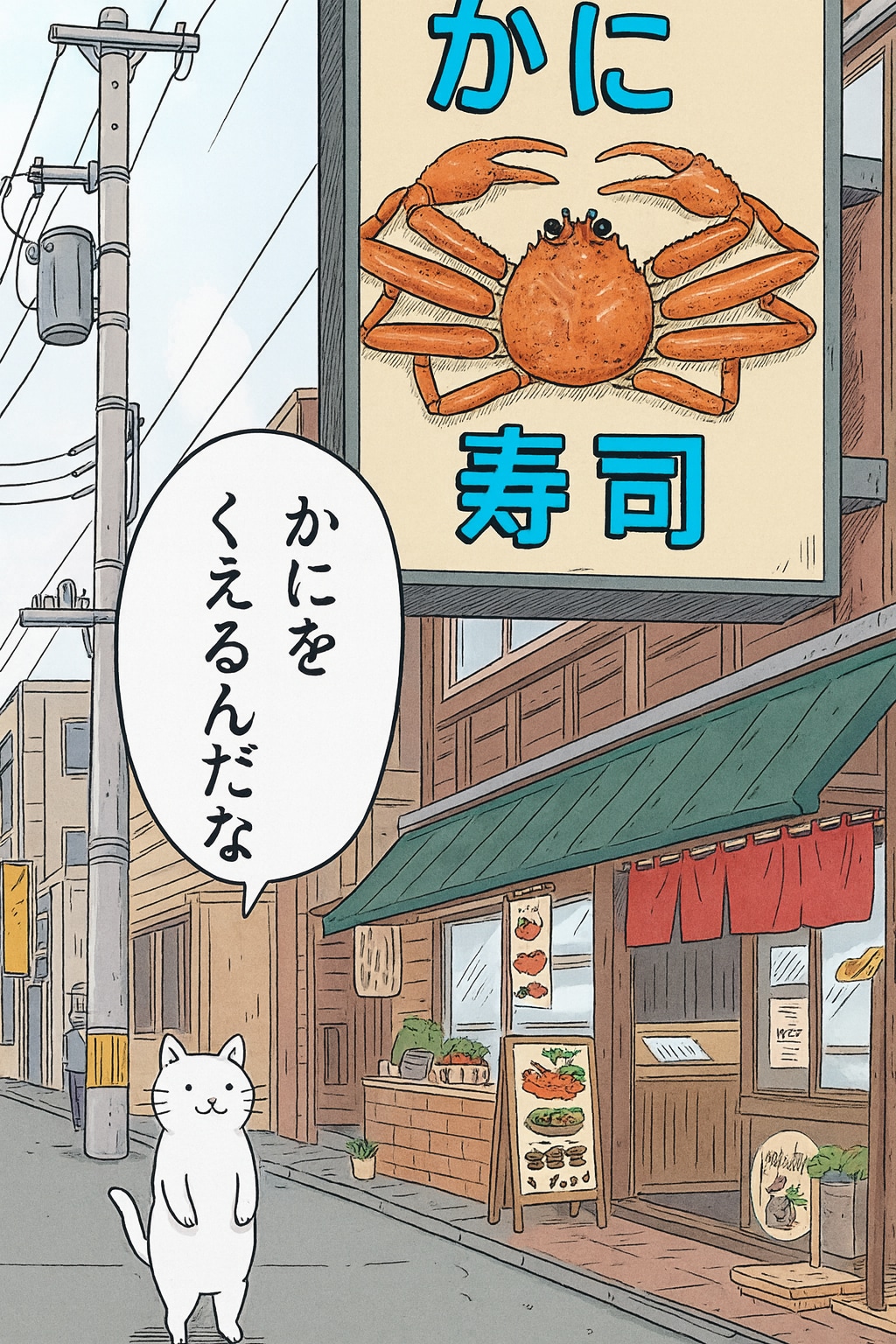 ただのねこはかにをくえるのか