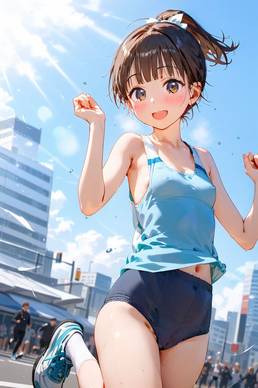 今日はマラソンやってましたね・・・
