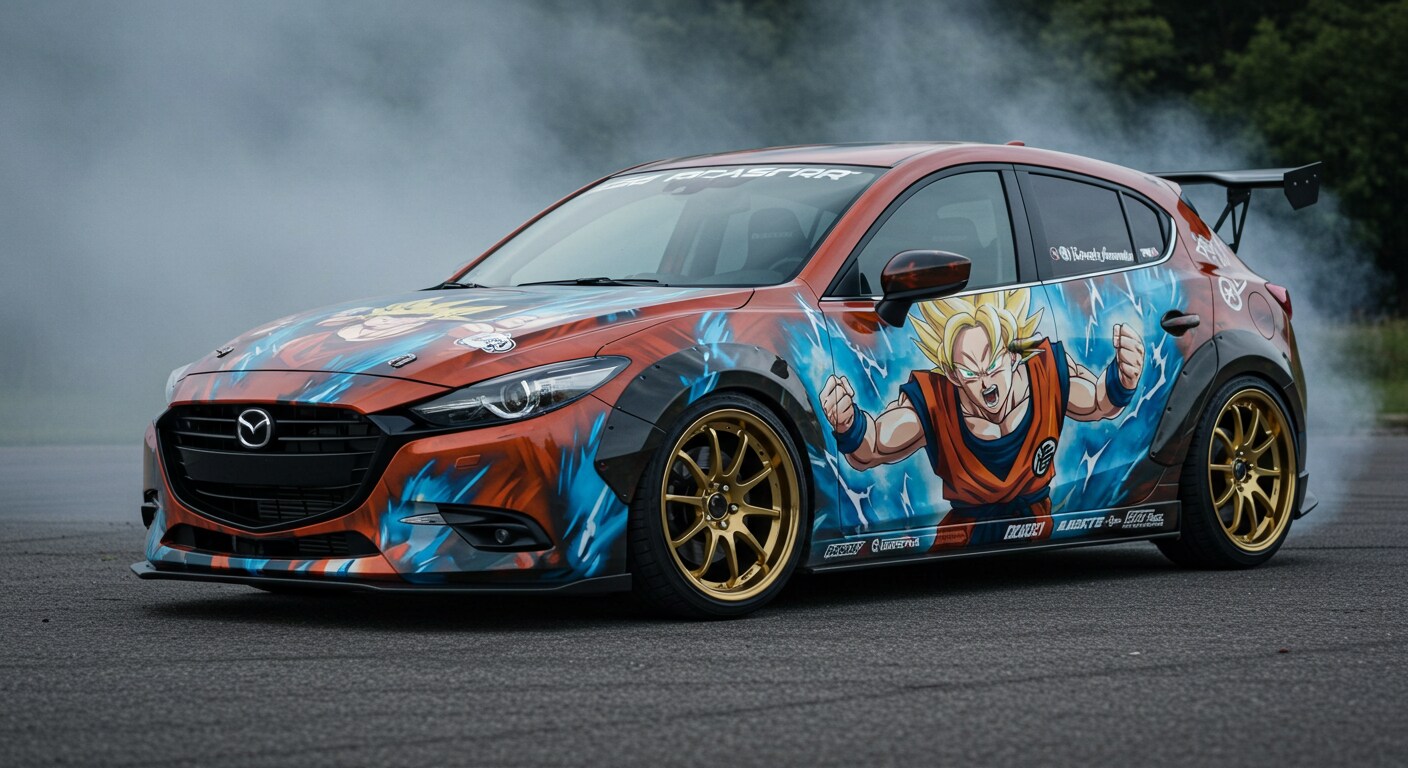 ドラゴンボールアクセラのドリ車 | の人気AIイラスト・グラビア