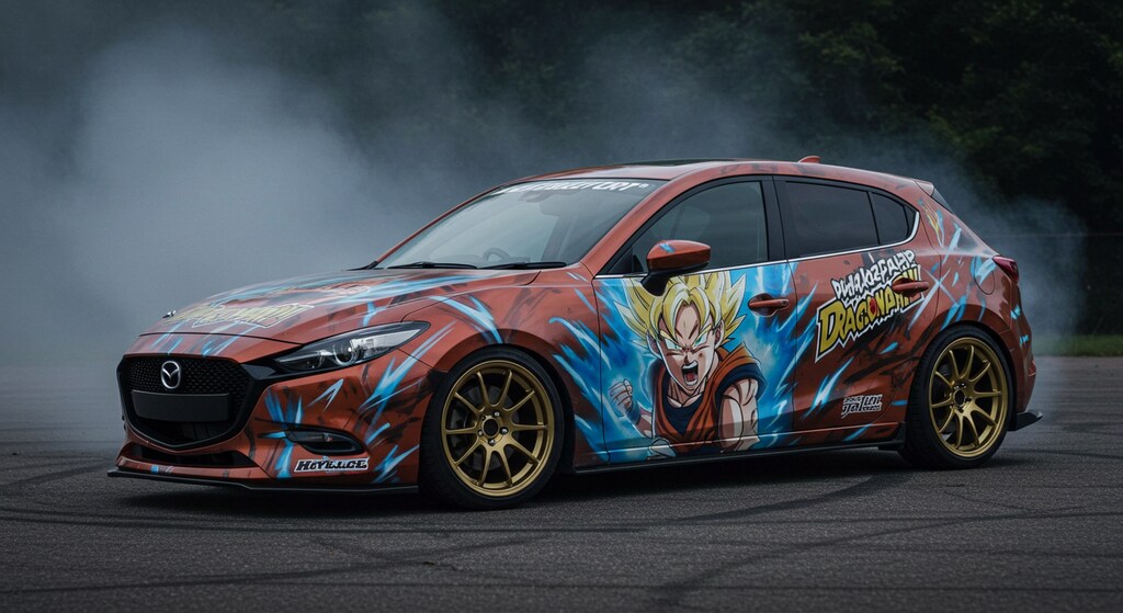 ドラゴンボールアクセラのドリ車