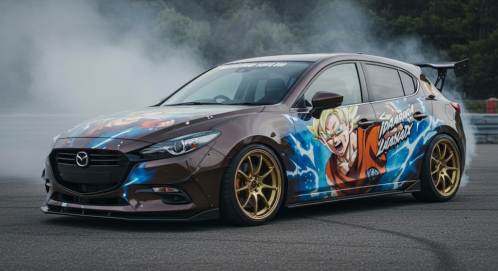 ドラゴンボールアクセラのドリ車