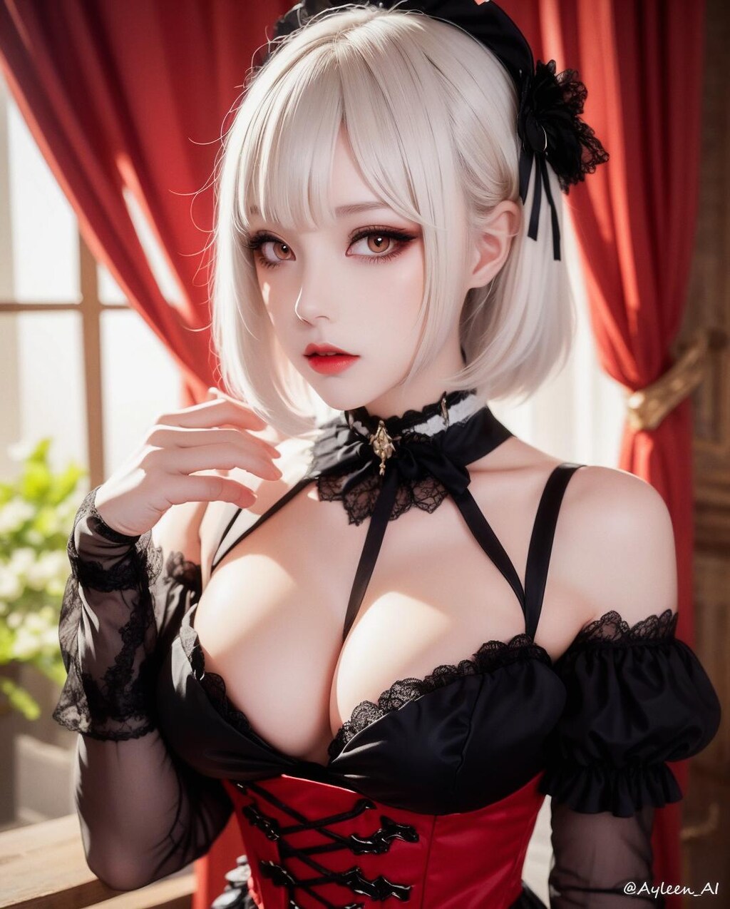 瞳の色が悩ましい！